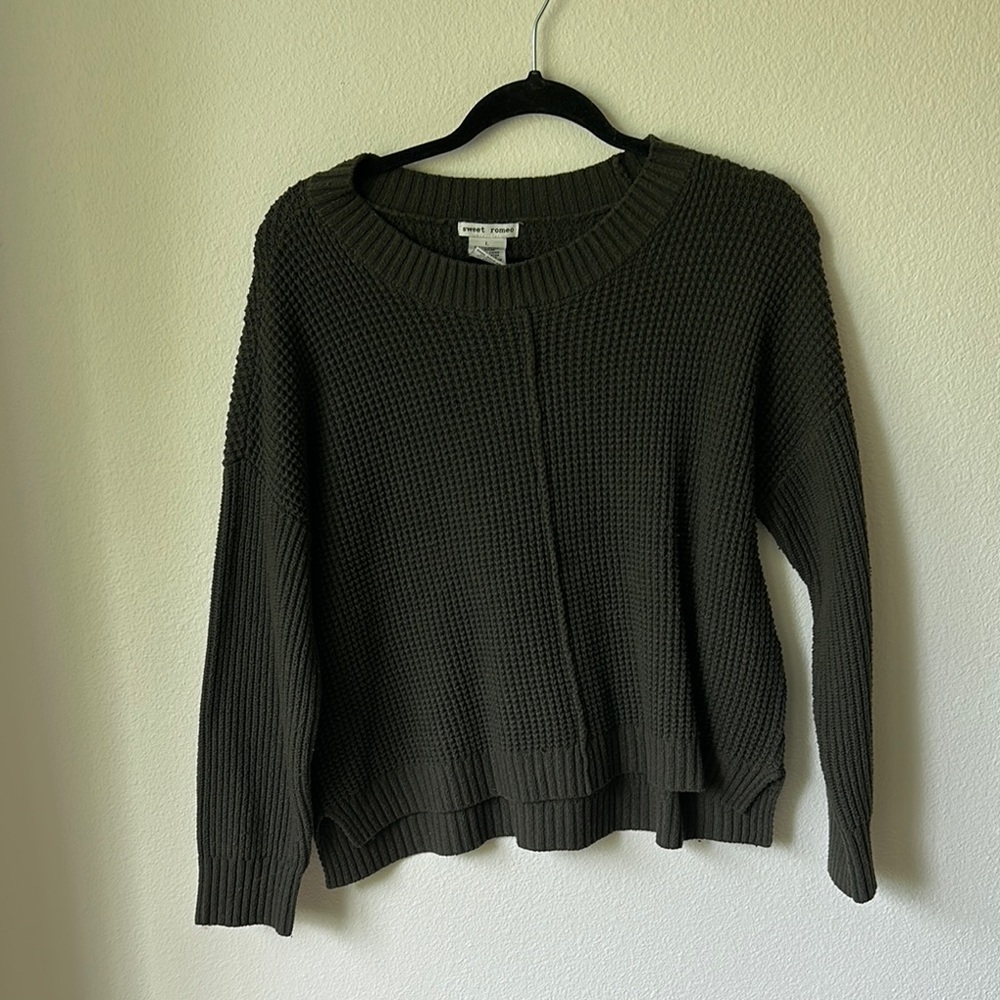 Women's Olive Green Sweater